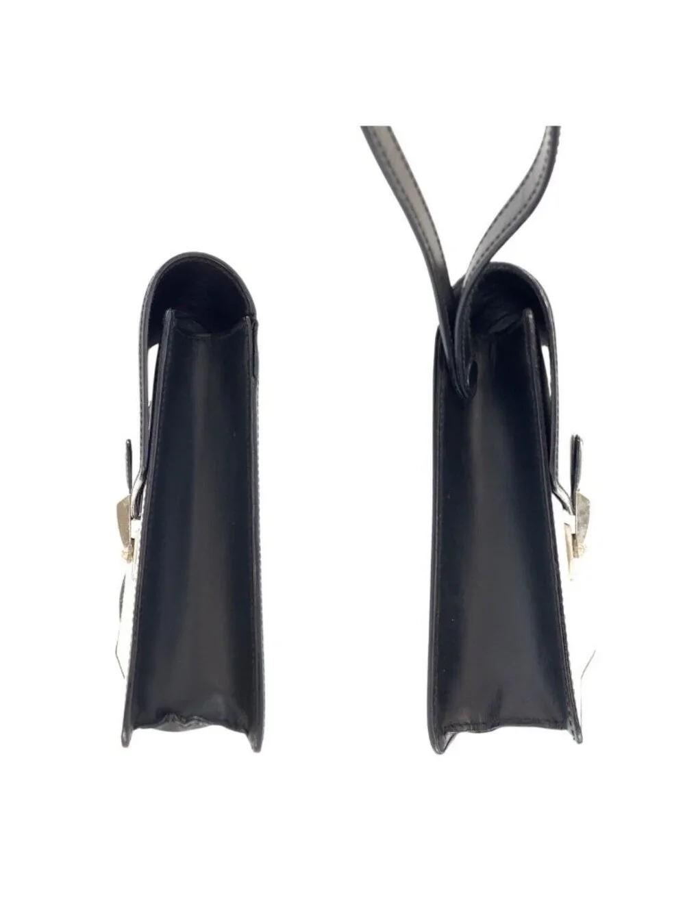 Cartier Pasha Black Silver Leather Clutch